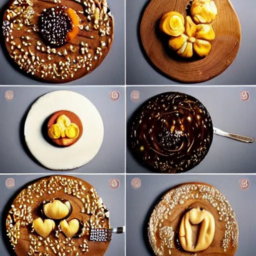 Image similar to edible george clooney start to finish, from the beautiful'how to make food art step by step collection ', dslr