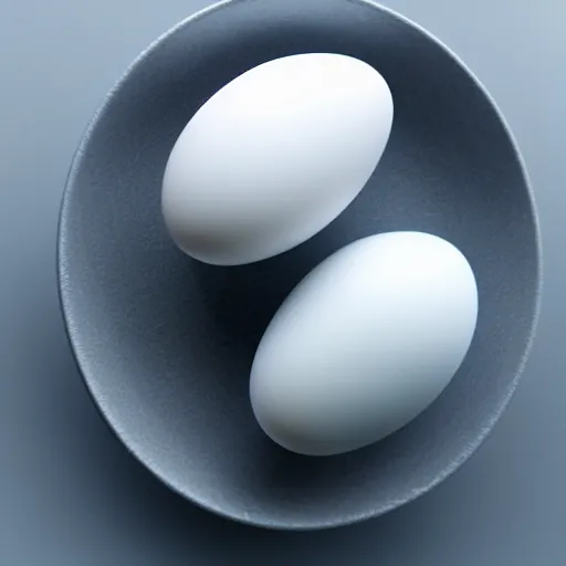 Prompt: icy egg lays beautifully among regular eggs, ray tracing, cinematic, digital art, realistic, octane render