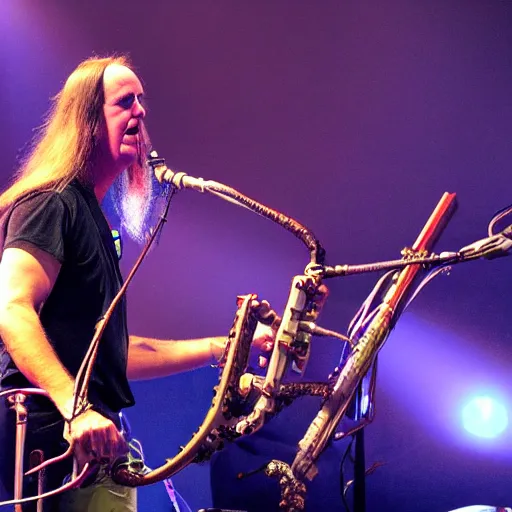 Image similar to danny carey as an octopus