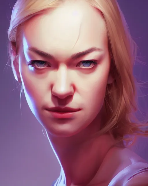 Image similar to yvonne strahovski, full shot, atmospheric lighting, visible face, perfectly shaded body, by makoto shinkai, stanley artgerm lau, wlop, rossdraws