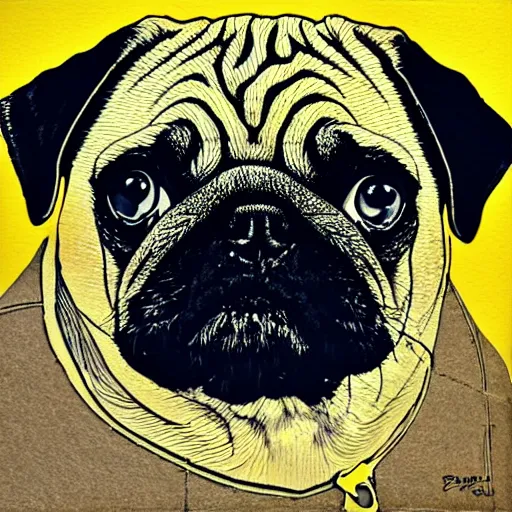 Image similar to pug by Ed Fairburn