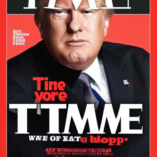 Image similar to time magazine cover coming president election, 4 k