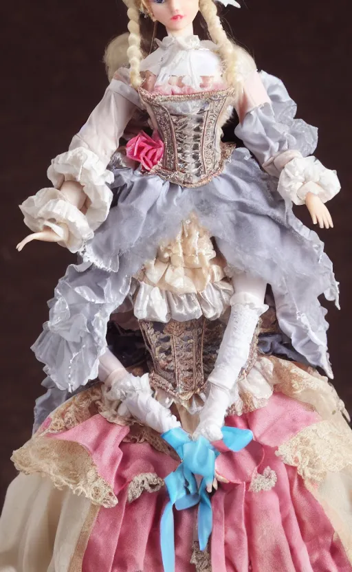 Image similar to dollfie in baroque dress