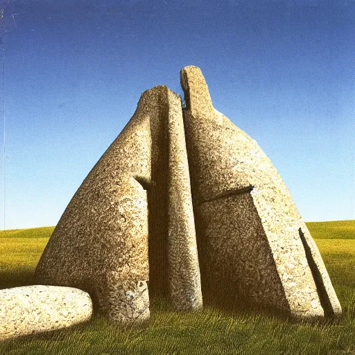 Image similar to an album cover for a neolithic era club hit