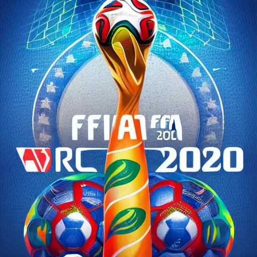 Image similar to fifa world cup 2 0 3 0 logo, hyperdetailed, artstation, cgsociety, 8 k