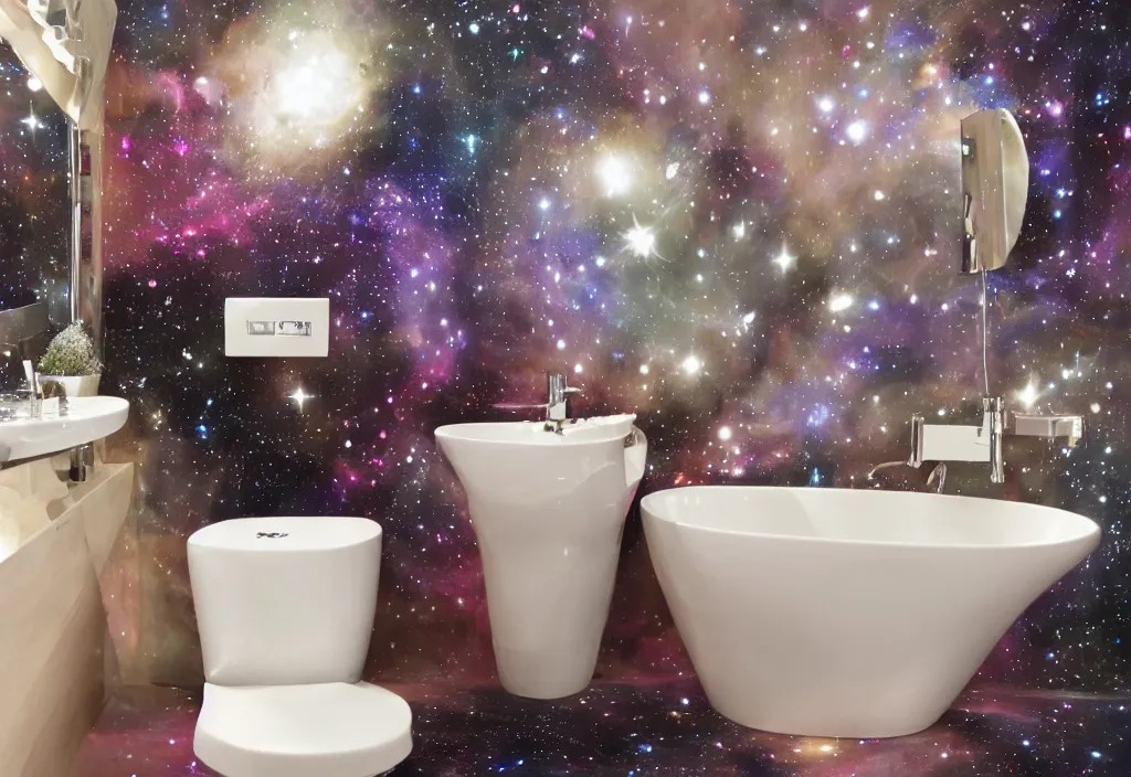 Image similar to a galactic toilette