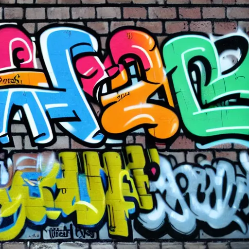 Prompt: lettering, tag, graffiti