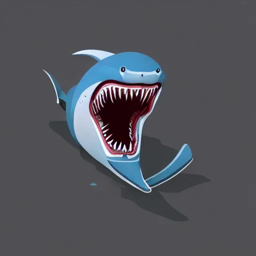 Image similar to WLOP illustration of a shark with Alien stile retractile mouth