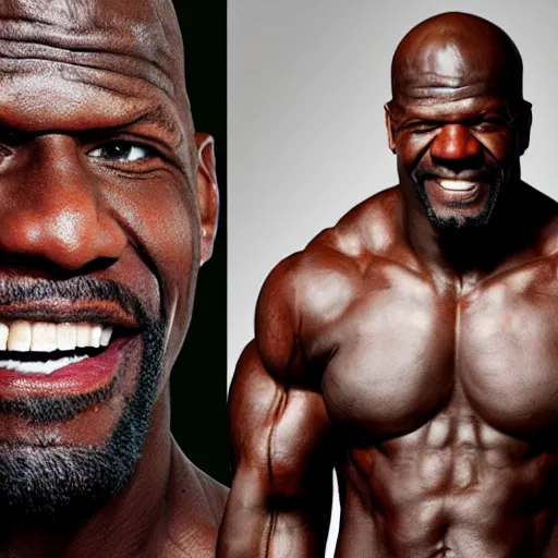 Prompt: Terry Crews if he was skinny, ultra realistic, 8k