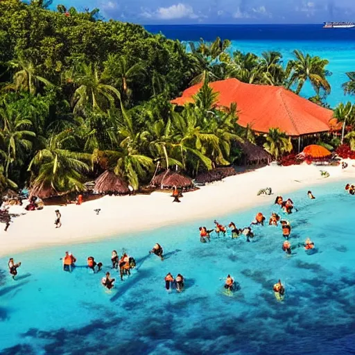 Image similar to Free bookings on flights to this beautiful tropical island full of crabs