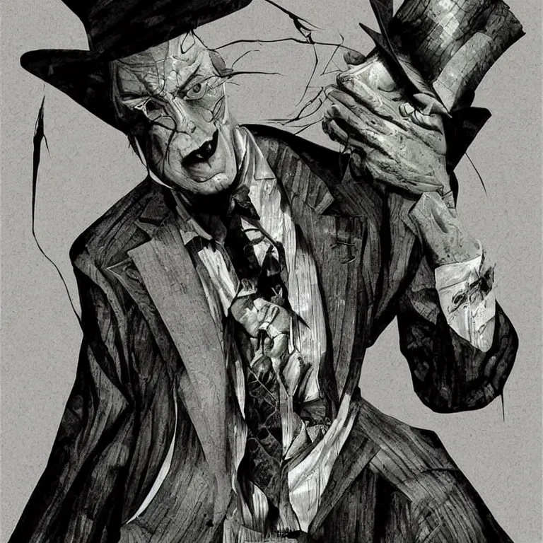 Image similar to Michael Keaton Beetlejuice by Dave McKean