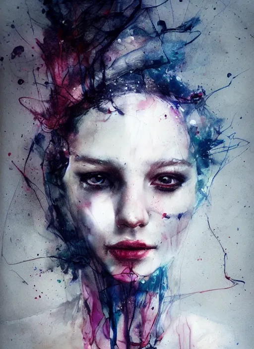 Prompt: marie by agnes cecile