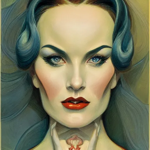Image similar to a streamline moderne painting in the style of donato giancola, and in the style of charlie bowater, and in the style of charles dulac. symmetry, smooth, sharp focus, semi - realism, intricate detail.
