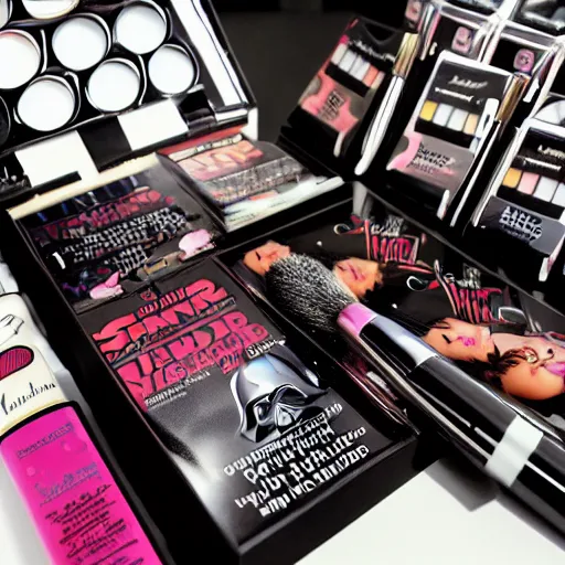 Prompt: Darth Vader Beauty Magazine