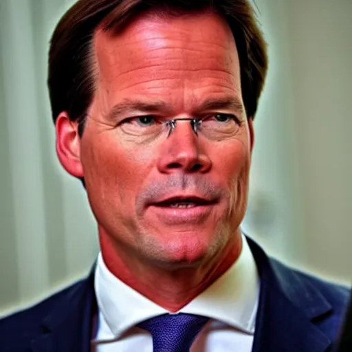 Image similar to mark rutte