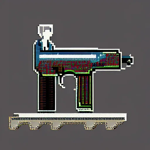 Image similar to game gun sprite