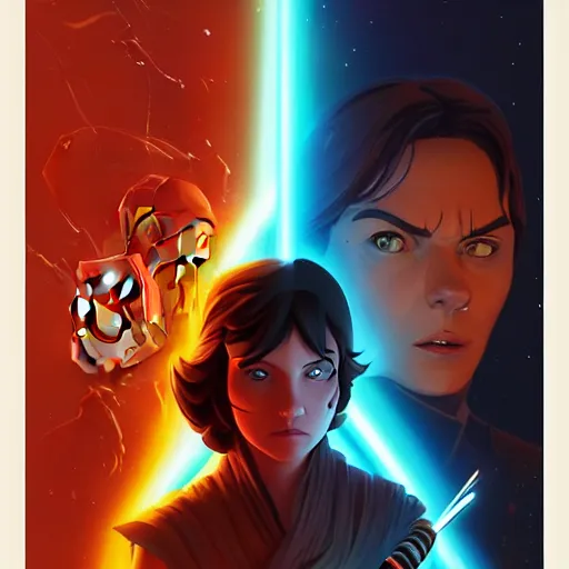 Image similar to face icon stylized minimalist star wars : episode v - the empire strikes back 1 9 8 0, loftis, cory behance hd by jesper ejsing, by rhads, makoto shinkai and lois van baarle, ilya kuvshinov, rossdraws global illumination