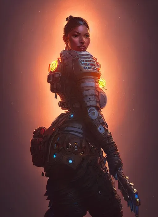 Image similar to portrait of apex legends doomsday, intricate, elegant, glowing lights, highly detailed, digital painting, artstation, glamor pose, concept art, smooth, sharp focus, illustration, art by artgerm and greg rutkowski, artey freytag