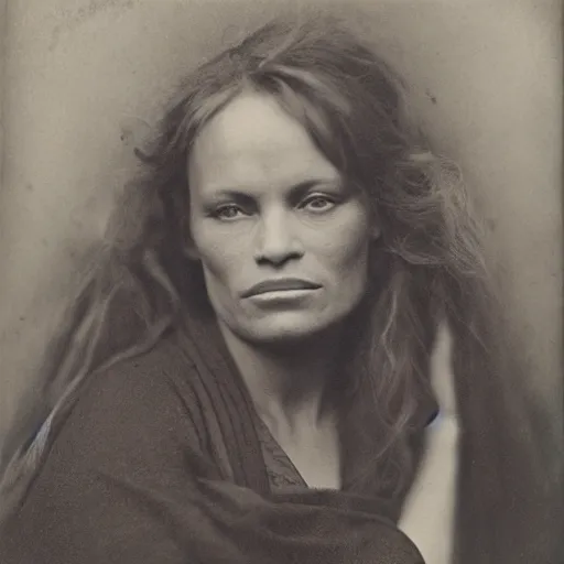 Image similar to pamela anderson by julia margaret cameron 1 8 8 0 s, realistic, body shot, sharp focus, 8 k high definition, insanely detailed, intricate, elegant