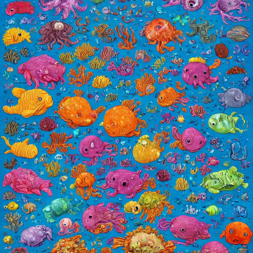 Deep Sea Creatures Stable Diffusion OpenArt