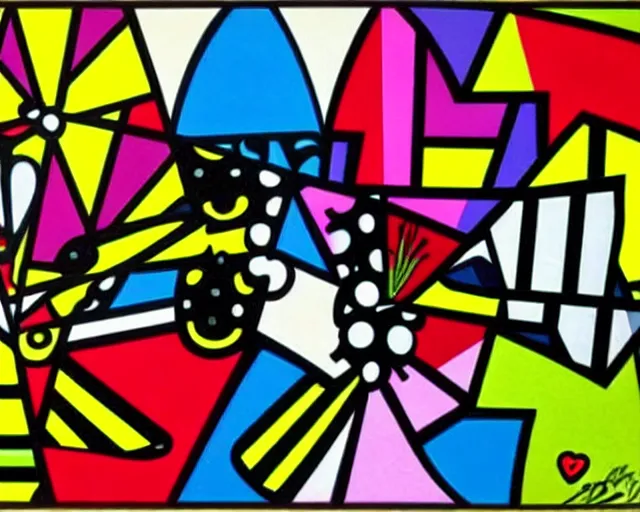 Image similar to romero britto