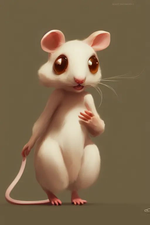 Prompt: super cute mice character concept, soft light, soft mood, realistic body features and face, illustration, painting oil on canvas by Elena Zhurikhina and Goro Fujita and Charlie Bowater, octane render trending on artstation, 4k, 8k, HD