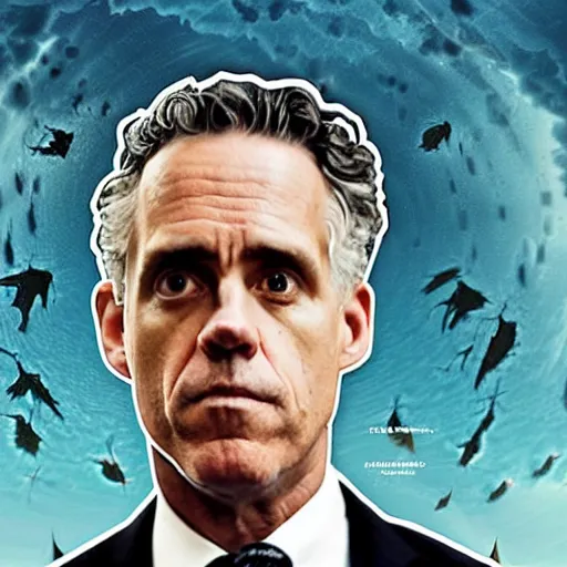 Prompt: jordan peterson in the apocalypse