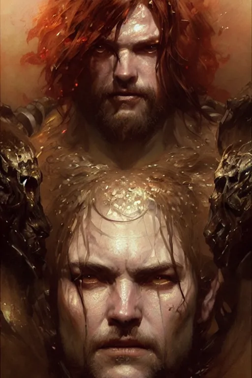 Prompt: elden ring portrait dnd, painting by gaston bussiere, craig mullins, greg rutkowski, yoji shinkawa