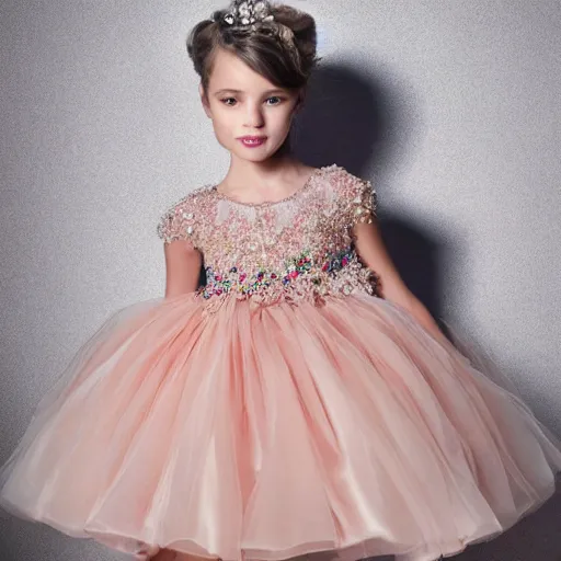Image similar to a haute couture princess dress