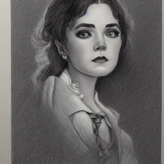 Prompt: a highly detailed portrait in the style of charles dana gibson and in the style of michael whelan.