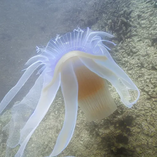 Image similar to An angel jellyfish