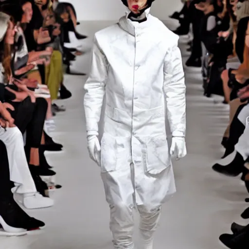 Prompt: maison margiela model