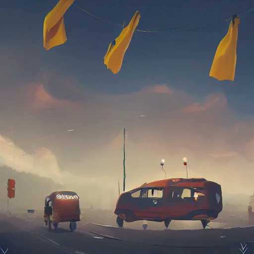 Image similar to cheese revolution, yellow flags, cedric peyravernay, simon stalenhag, cinematic, dramatic lighting, excellent composition, trending on artstation