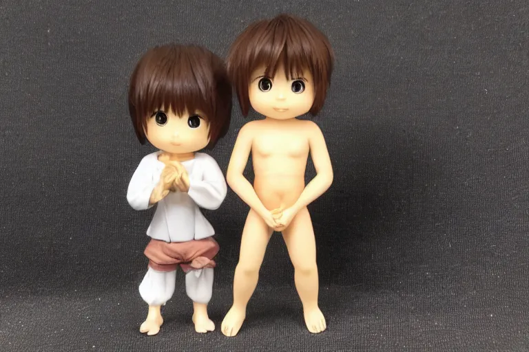 Image similar to sougo okita, short brown hair, kewpie