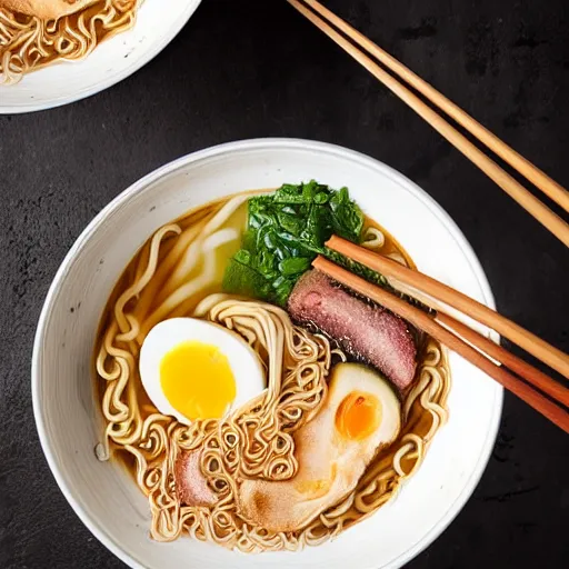 Image similar to tastey Ramen photography highly detailed