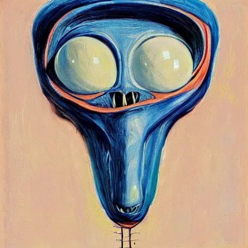 Image similar to alien by wayne thiebaud