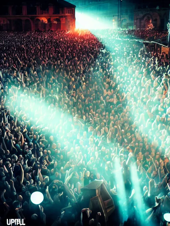 Image similar to brutal mosh pit, candlelight, 8 k, ultra realistic, lens flare, atmosphere, glow, detailed, intricate, full of colour, cinematic lighting, trending on artstation, 4 k, hyperrealistic, focused, extreme details, unreal engine 5, cinematic, masterpiece
