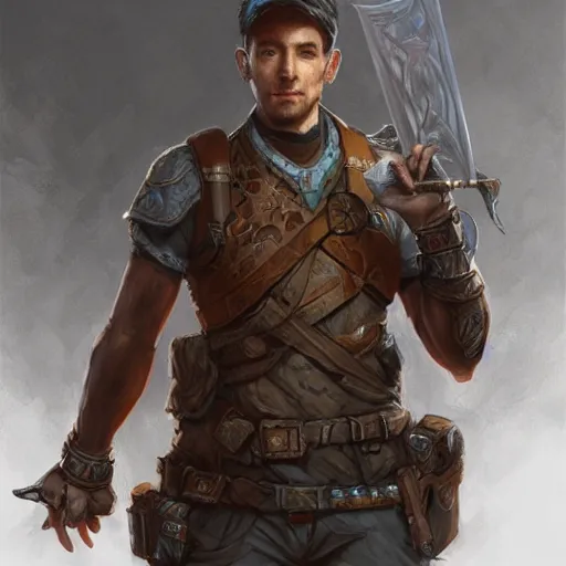 Image similar to The CS:GO professional player KennyS as a fantasy D&D character, portrait art by Donato Giancola and Bayard Wu, digital art, trending on artstation, 4k