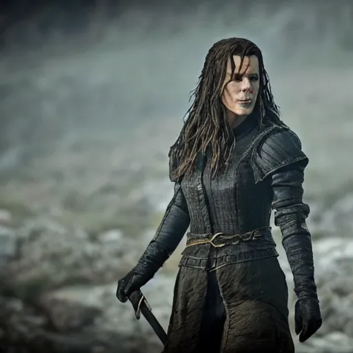 Prompt: kate beckinsale in witcher wild hunt