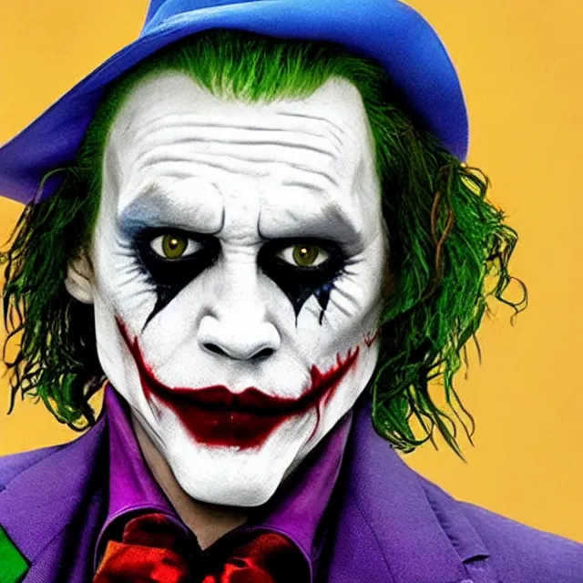 Prompt: Jonny Depp as the Joker