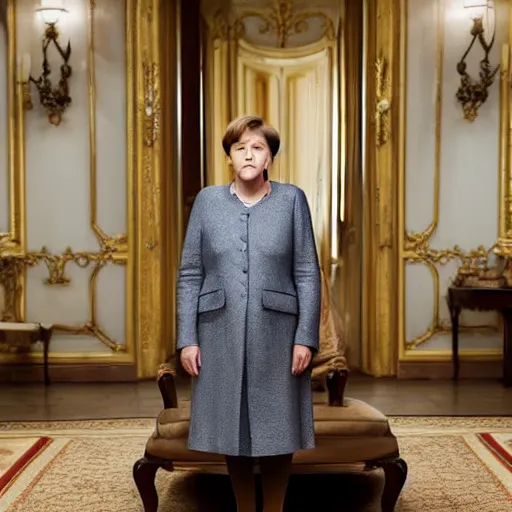 Image similar to Angela merkel in downton Abbey, HD, 8k, movie still