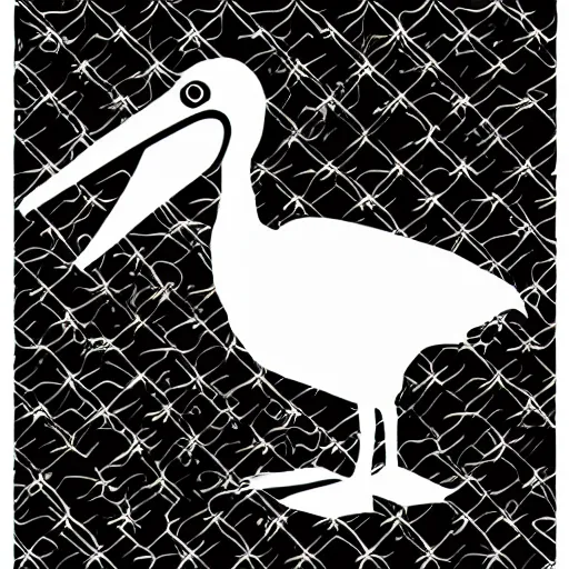 Image similar to pelican wearing a tuxedo vector art