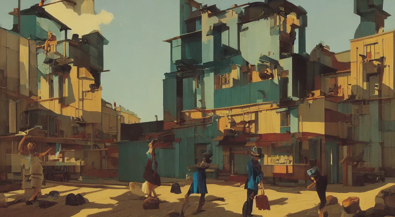 Image similar to single! flooded simple wooden arm, very coherent and colorful high contrast!! masterpiece by rene magritte simon stalenhag carl spitzweg syd mead norman rockwell edward hopper james gilleard, minimalist, dark shadows, sunny day, hard lighting