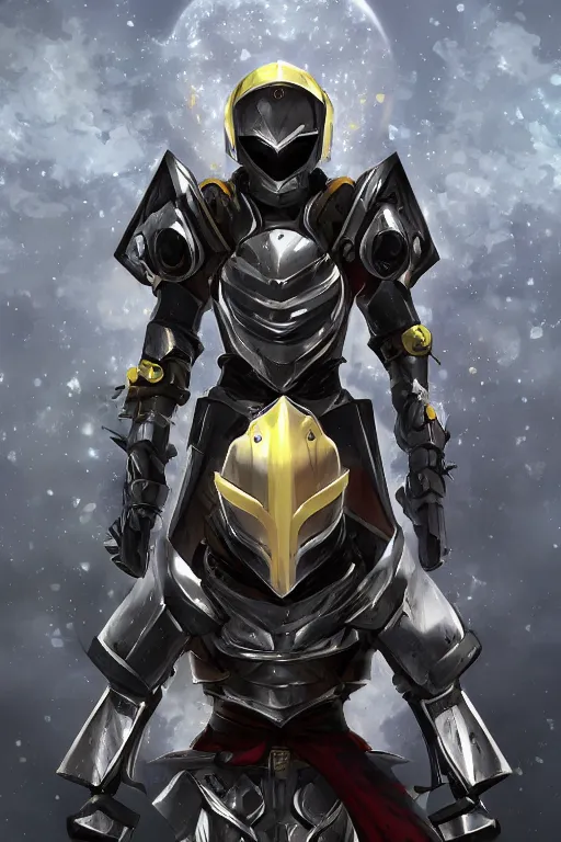 Image similar to helmet armor guardian destiny in witch queen illumination ray tracing hdr fanart arstation by sung choi robot ninja mask and eric pfeiffer and gabriel garza and casper konefal