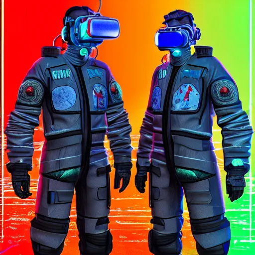 Image similar to cyberpunk istanbul biohazard suits, detailed digital art, 8k, vr