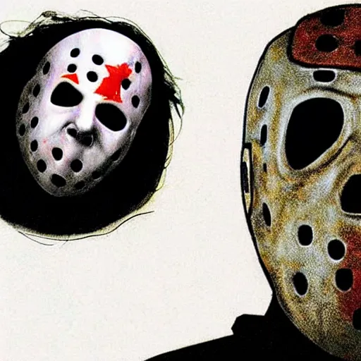 Image similar to michael myers vs jason voorhees