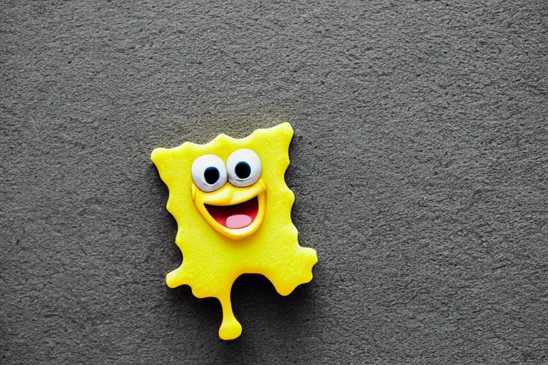 Image similar to Sponge Bob, bokeh, depth of field, dramatic lighting, cinematic