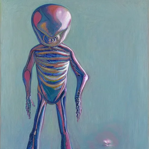 Image similar to alien by wayne thiebaud