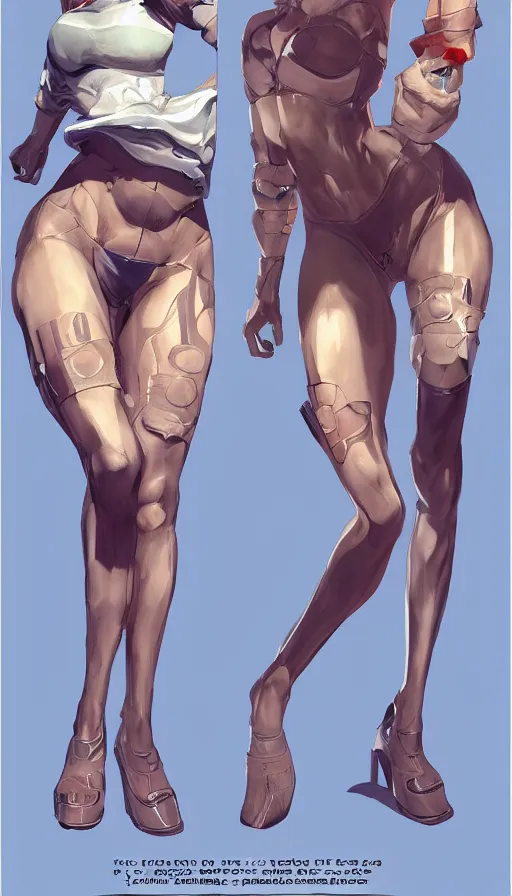 Image similar to thighs, artstation