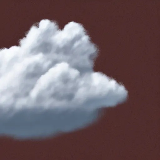 Image similar to a friendly cloud